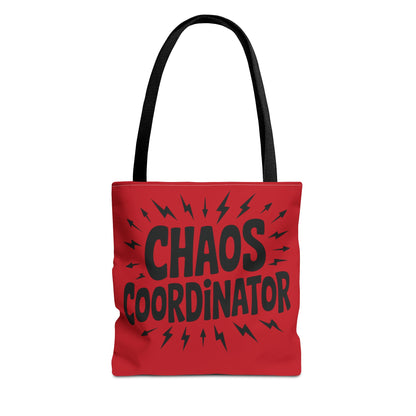 Chaos Coordinator Tote Bag, Fun Carryall for Busy Moms, Students, or Event Planners, Perfect Gift, Beach Weekender Bag,  Large Tote Bag