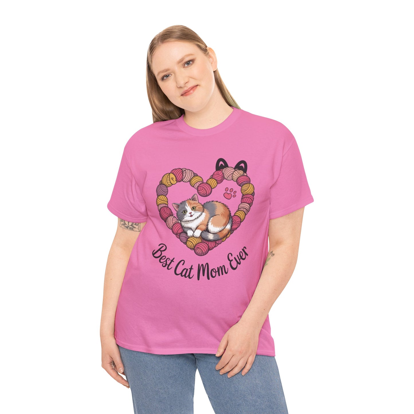 Best Cat Mom Ever T-Shirt, Cat Lover Gift, Pet Mom Shirt, Funny Animal Apparel, Cute Gift for Cat Moms, Gift for Cat Lovers, Kitty Mom Shirt