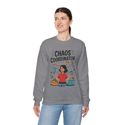 Chaos Coordinator Sweatshirt, Funny Mom Life Sweatshirt ,Gift for Busy Moms, Multitasking Mom Gift, Mom Life Sweatshirt, Mother's Day Gift