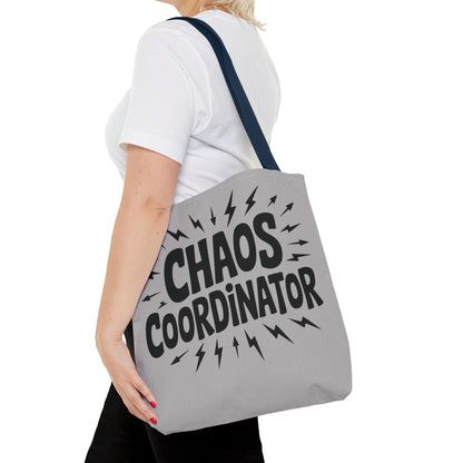 Chaos Coordinator Tote Bag, Fun Carryall for Busy Moms, Students, or Event Planners, Perfect Gift, Beach Weekender Bag,  Large Tote Bag
