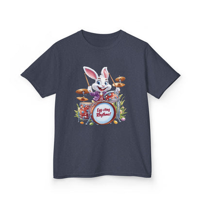 Easter Bunny Drummers Tee | Kids Cotton T-Shirt, Fun Easter Gift, Spring Celebration Shirt, Playful Kids Apparel, Drum Shirt