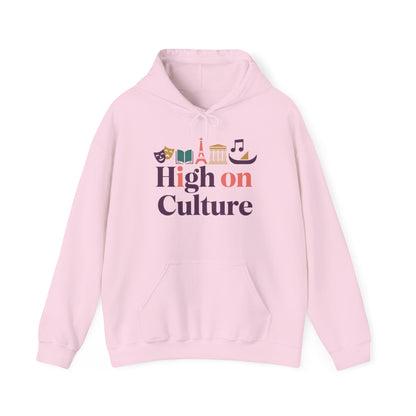 Womens Heavy Blend™ Hooded Sweatshirt, High on Culture Womens Hoodie, Cozy Cultural Graphic Hoodie