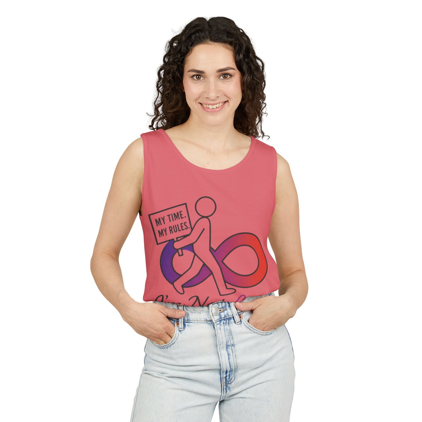 My Time My Rules Womens Tank Top, Funny T-Shirt, Casual Wear, women empowerment tee, confident woman shirt, self love t shirt