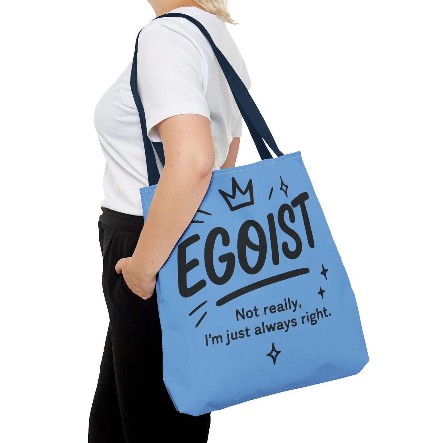 Egoist Tote Bag - Fun, Stylish Shopping Bag, Gift for Friends, Everyday Use, Quote Bag, Casual Chic Essential, Beach Tote