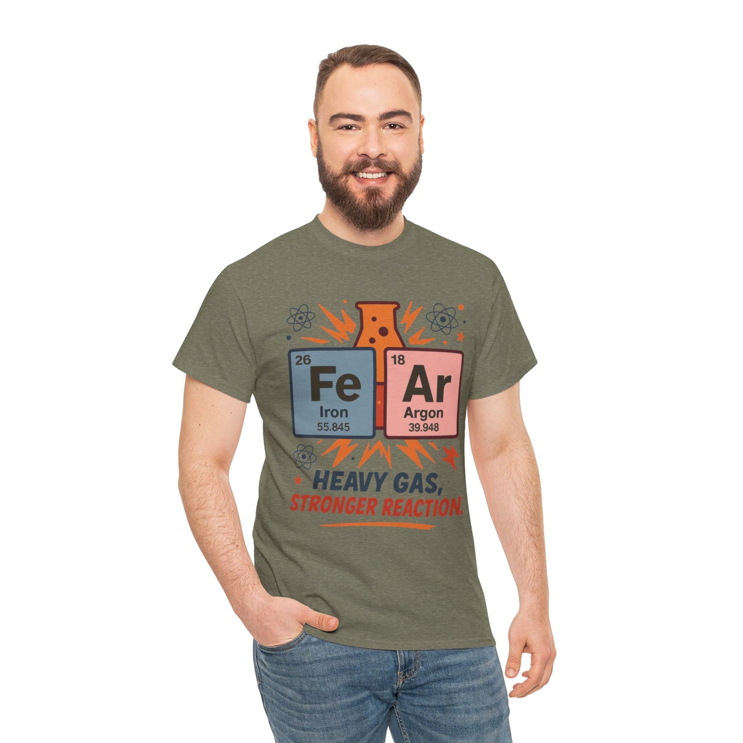 Periodic Table Science Tee For Mens, Heavy Cotton Tee for Science Lovers, Nerdy Gift, Chemistry Shirt, Funny Science Apparel