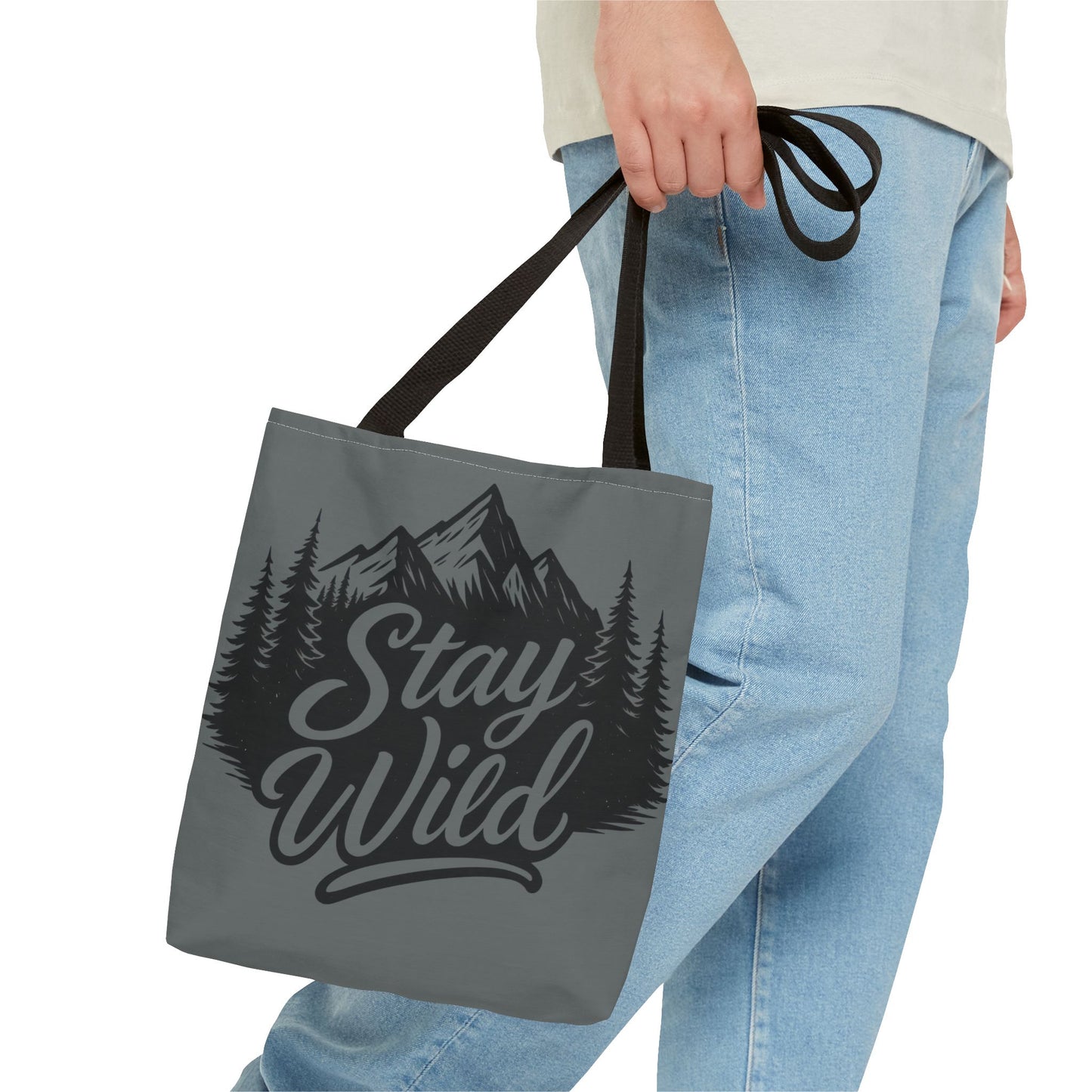 Stay Wild Tote Bag | Eco-friendly Shopping Bag, Adventure Tote, Outdoor Enthusiast Gift, Stylish Carryall, Perfect for Summer Adventures