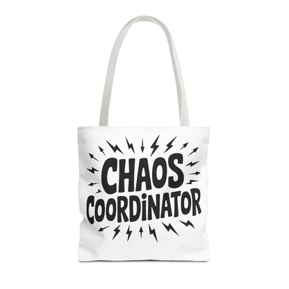 Chaos Coordinator Tote Bag, Fun Carryall for Busy Moms, Students, or Event Planners, Perfect Gift, Beach Weekender Bag,  Large Tote Bag