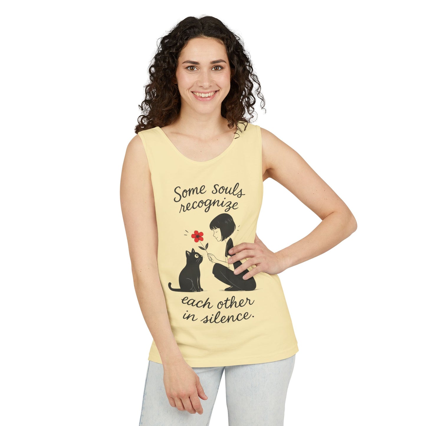 Cat Lover's Womens Tank Top, Perfect for Pet Lovers, Gift for Birthdays, Relaxation Wear, Cute Cat Lovers Womens Tee,