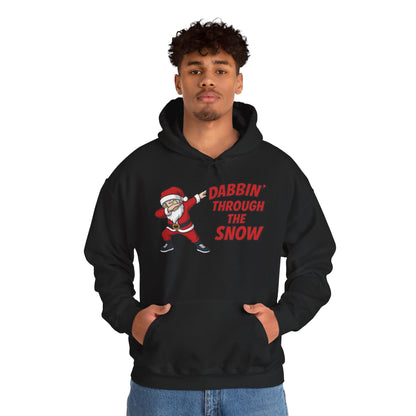 Dabbin Santa Men's Christmas Hoodie, Funny Holiday Sweatshirt
