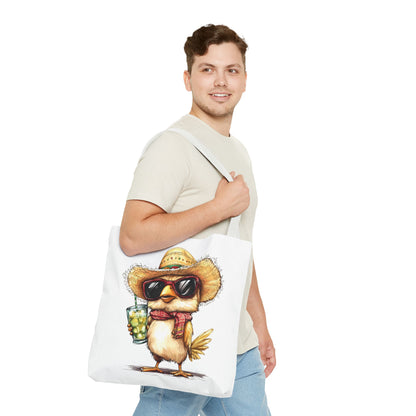 Chic Summer Tote Bag, Fun Bird Design, Beach Bag, Vacation Accessory, Perfect Gift for Bird Lovers, Eco-Friendly Shopper