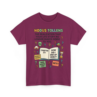 Nodus Tollens Women's Tee, Latin Words, Moods & Modes, Self-Awareness, Personal Development, Funny Existential Graphic Tee, Book Lover Gift