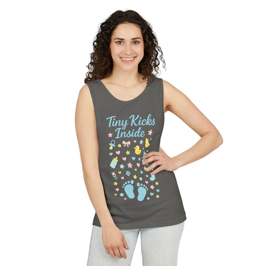 Maternity Tank Top Pregnancy Announcement Shirt, Cute Mom To Be Gift, Expecting Baby Gift, Pregnancy Reveal Top, Baby Shower Shirt