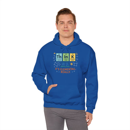 Science Hoodie for Men, Funny Nerd Hoodie, Element of Humor Sweatshirt, Science Lover Gift for Him, Chemistry Lover Gift