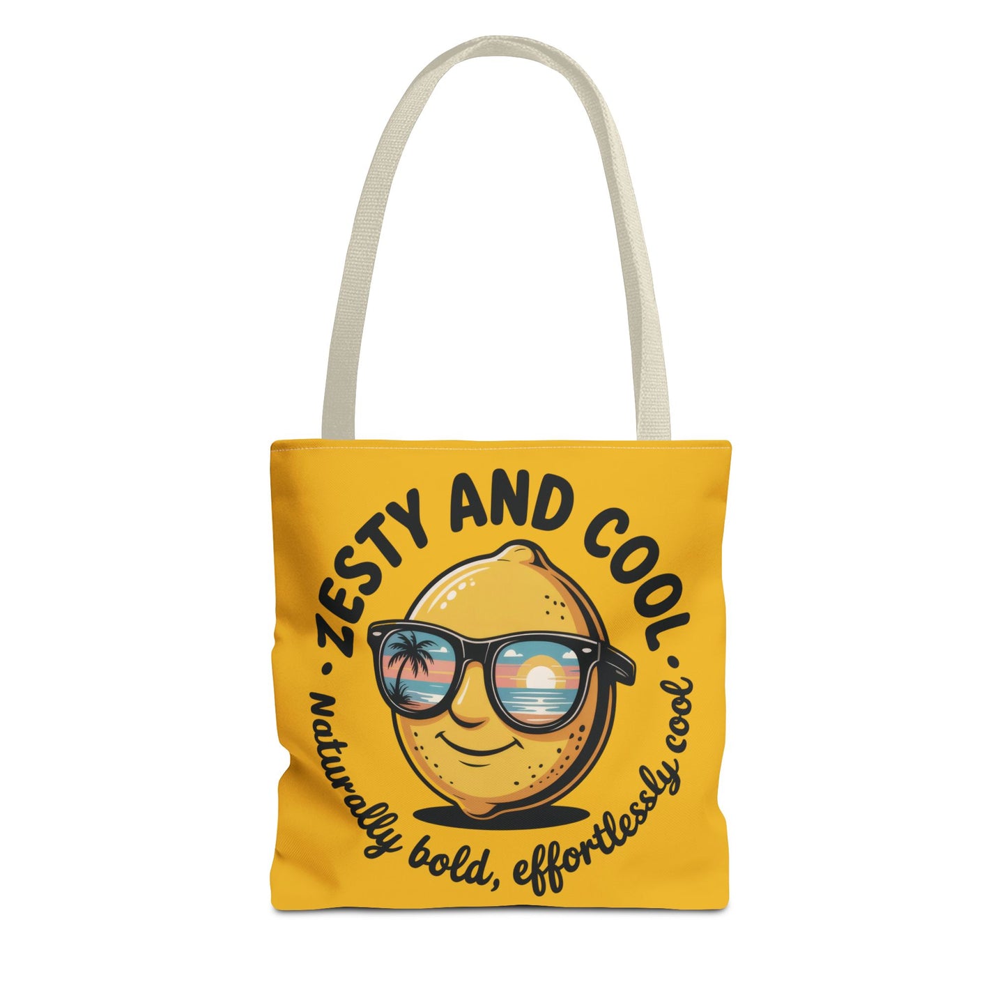Zesty Lemon Tote Bag - Fun & Bold Carry-All for Everyday Use, Summer, Beach Days, Gifts, Eco-Friendly Shopping, Large Tote Bag
