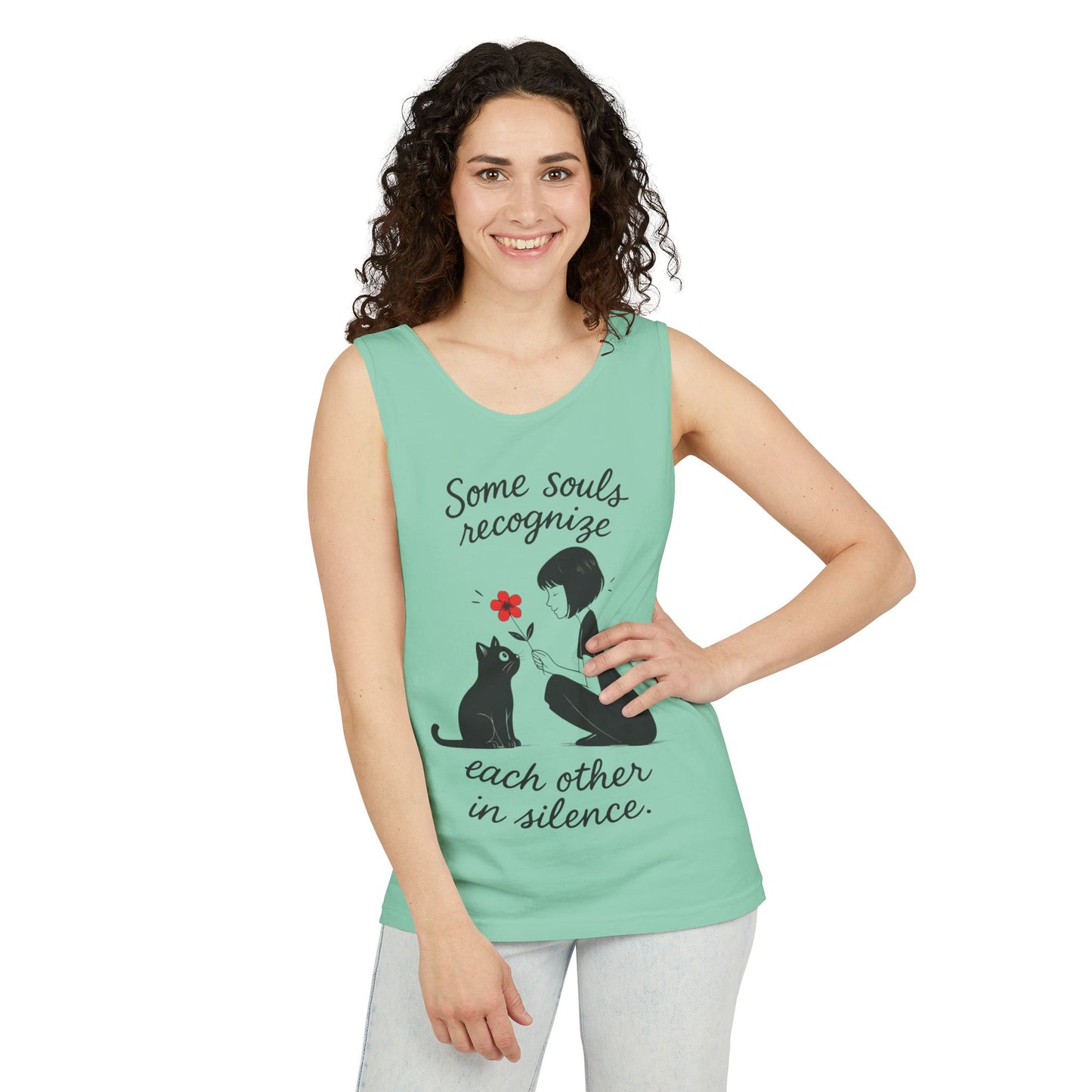 Cat Lover's Womens Tank Top, Perfect for Pet Lovers, Gift for Birthdays, Relaxation Wear, Cute Cat Lovers Womens Tee,