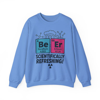 Scientifically Refreshing Beer Mens Sweatshirt, Gift for Beer Lovers, Science-Inspired Apparel, Perfect for Parties and Gatherings