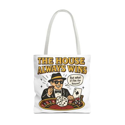 Casino Vibes Tote Bag, Fun Gift for Gamblers, Everyday Use, Travel Accessory, Stylish Shopping Bag, Unique Gambling Merch