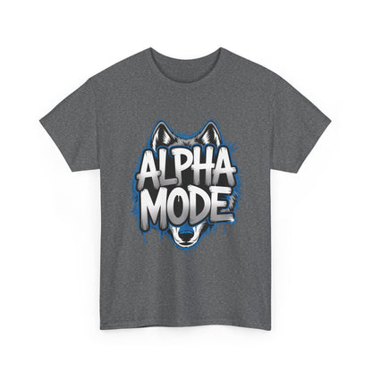 Alpha Mode Wolf Graphic Mens T-Shirt Streetwear, Alpha Tee, Wolf Tee, Street Tee, Wolf Art