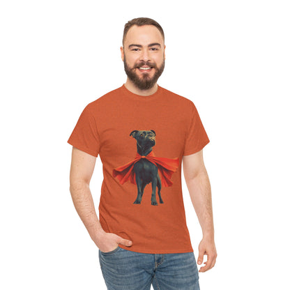 Superhero Dog Tee - Playful Pet Shirt, Gift for Dog Lovers, Fun Casual Wear, Perfect for Birthdays