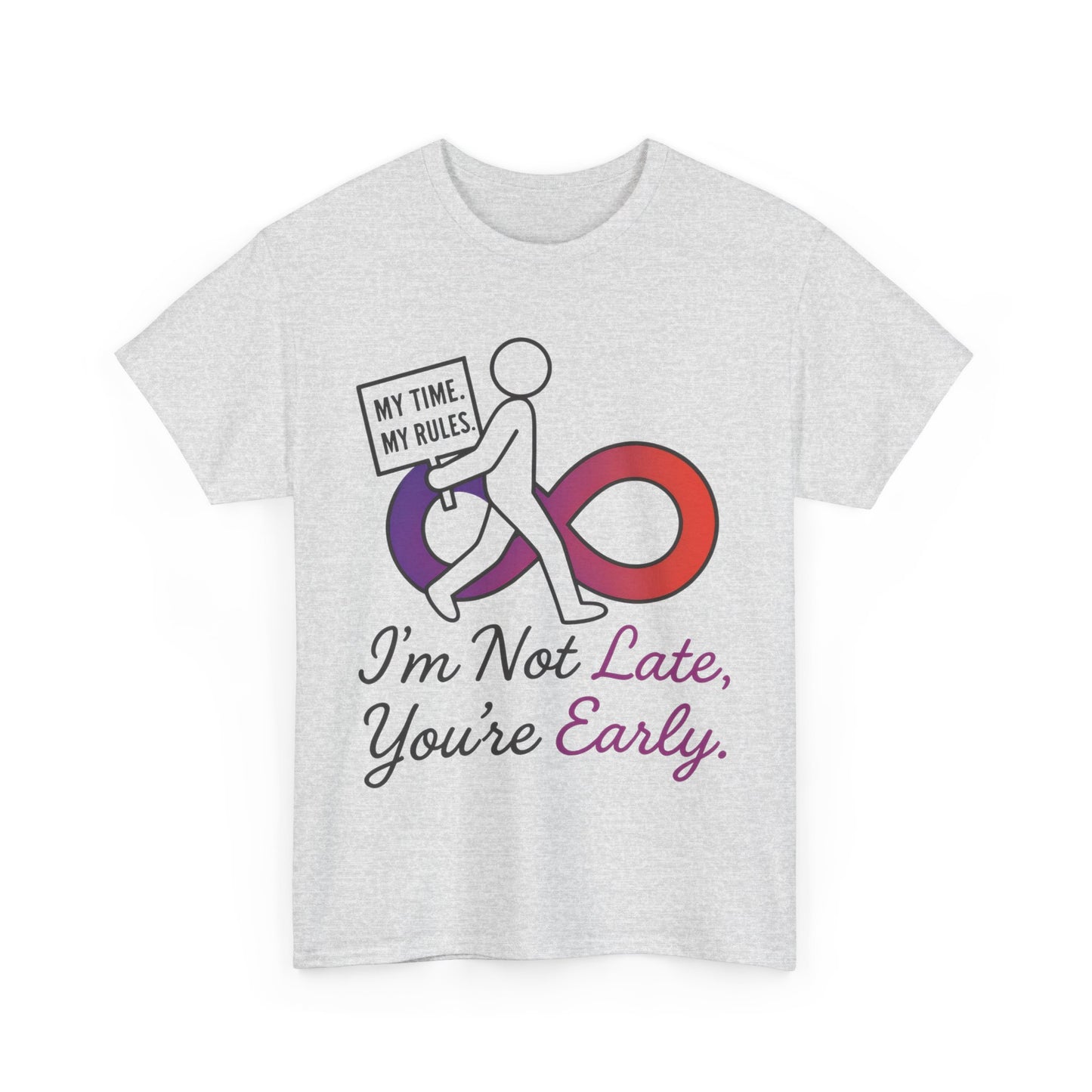 My Time My Rules Women's Heavy Cotton Tee, Funny T-Shirt, Casual Wear, women empowerment tee, confident woman shirt, self love t shirt