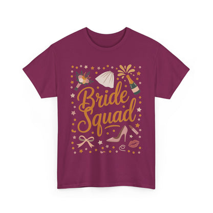 Bride Squad Shirt, Bachelorette Party T-Shirt, Bridesmaid Wedding Tee, Hen Party Matching Shirts, Bridal Shower, Gift for Bridesmaids
