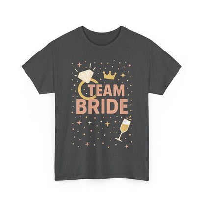 Team Bride T-Shirt, Bachelorette Party Tee, Bridesmaid Wedding Tee, Hen Party Matching Shirts, Bridal Shower,  Bridesmaids Gift