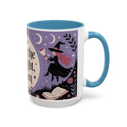 Under the Moonlight I Bloom Mug, Witchy Moon Magic Coffee Cup, Feminine Mystic Gift for Spiritual, Self Growth Lovers, Coffee Mug (11, 15oz)