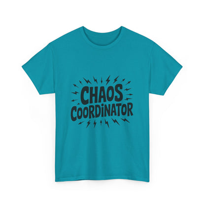 Chaos Coordinator Heavy Cotton Men's Tee, Fun T-Shirt, Gift for Organizers, Humor Tee, Men's Casual Wear