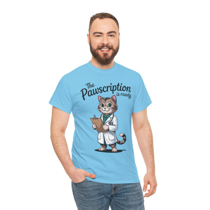 Funny Doctor Cat Tee, Unisex Tee, Veterinary Gift, Medical Student and Medical Workers Gift, Animal Doctor Graphic Tee, Cat Lover Apparel
