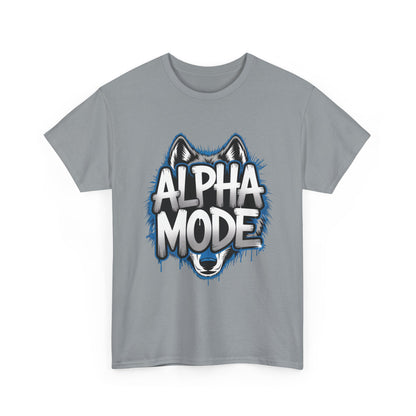 Alpha Mode Wolf Graphic Mens T-Shirt Streetwear, Alpha Tee, Wolf Tee, Street Tee, Wolf Art