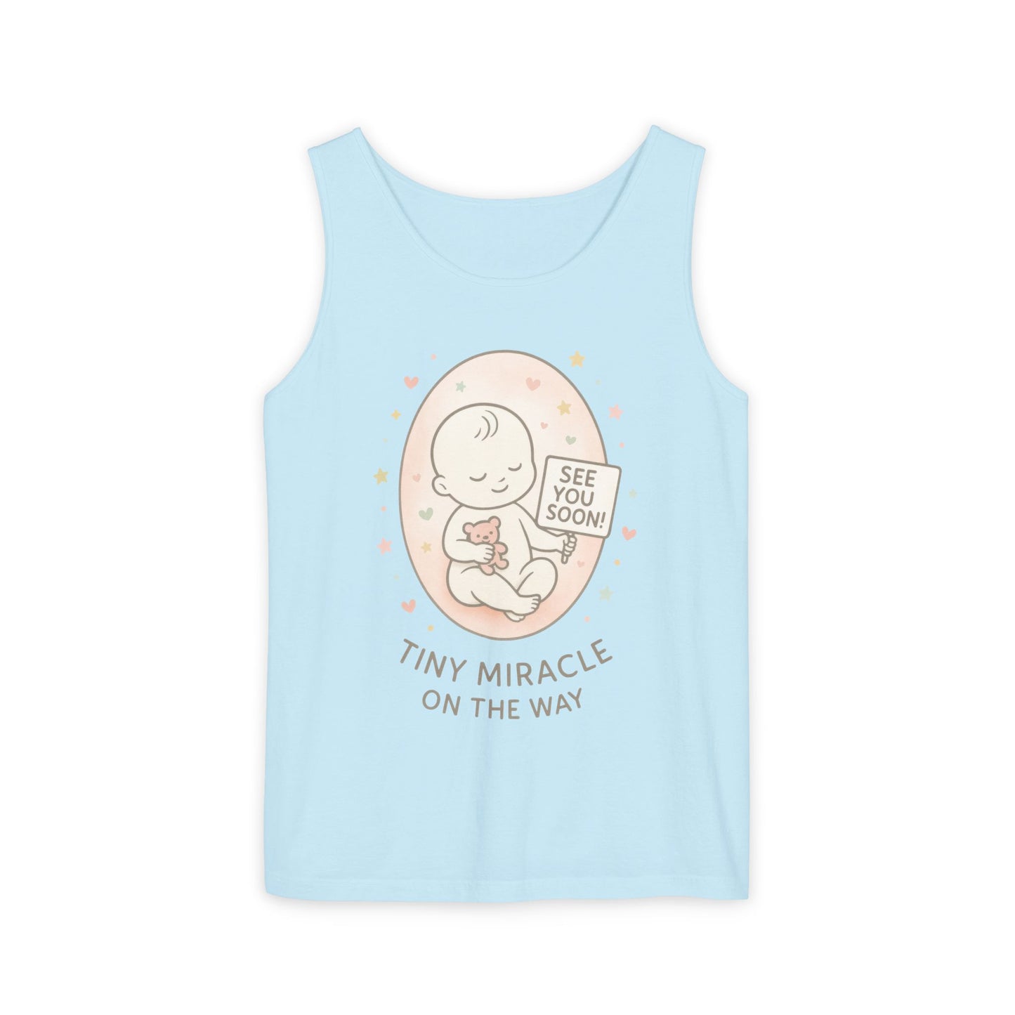 Coming Soon Maternity Tank Top, Cute Baby Pregnancy Announcement Shirt, Expecting Mom Gift, Gender Reveal Tee, Baby Shower Gift