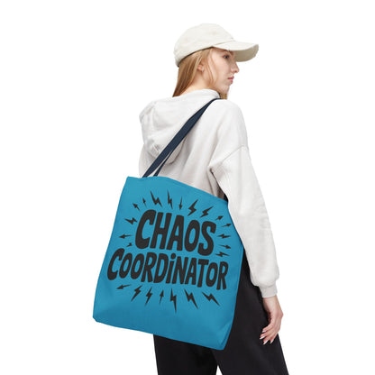 Chaos Coordinator Tote Bag, Fun Carryall for Busy Moms, Students, or Event Planners, Perfect Gift, Beach Weekender Bag,  Large Tote Bag