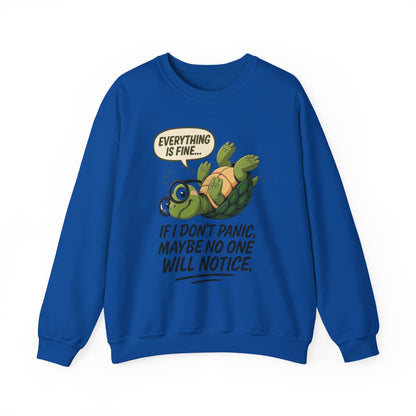 Casual Humor Unisex Sweatshirt, Perfect Gift for Anxiety Relief, Social Anxiety Joke, Quirky Graphic Sweatshirt, Introvert Humor Gift