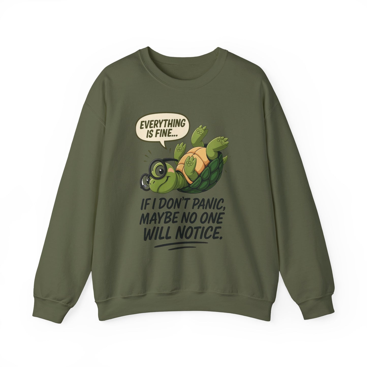 Casual Humor Unisex Sweatshirt, Perfect Gift for Anxiety Relief, Social Anxiety Joke, Quirky Graphic Sweatshirt, Introvert Humor Gift