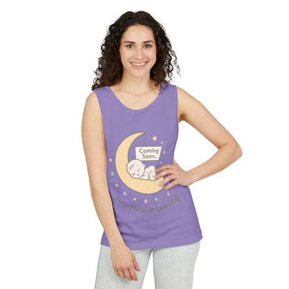 Maternity Tank Top, Coming Soon Pregnancy Announcement Top, Mom To Be Gift, Expecting Baby Reveal Tee, Baby Shower Top, Gender Reveal Top