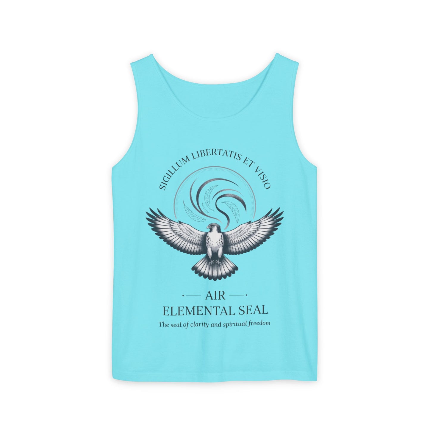 Air Elemental Seal Tank Top, Clarity & Spiritual Freedom Symbol Tee, Unisex Elemental Shirt, Vision Totem Gift, Spiritual Gift