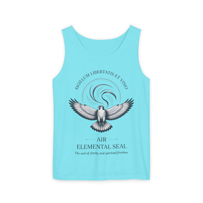 Air Elemental Seal Tank Top, Clarity & Spiritual Freedom Symbol Tee, Unisex Elemental Shirt, Vision Totem Gift, Spiritual Gift