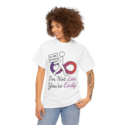 My Time My Rules Women's Heavy Cotton Tee, Funny T-Shirt, Casual Wear, women empowerment tee, confident woman shirt, self love t shirt