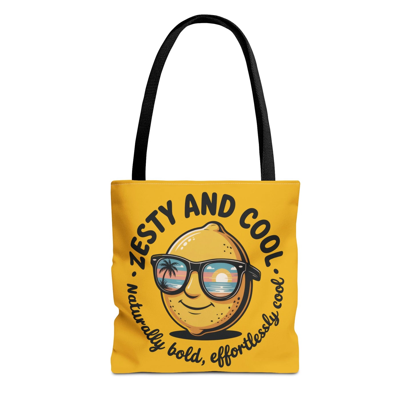 Zesty Lemon Tote Bag - Fun & Bold Carry-All for Everyday Use, Summer, Beach Days, Gifts, Eco-Friendly Shopping, Large Tote Bag