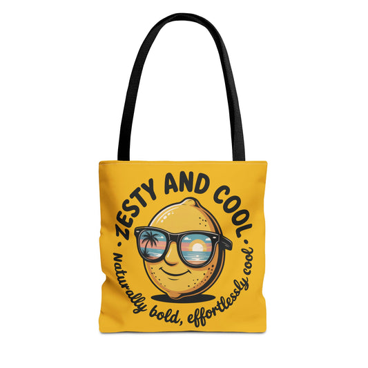 Zesty Lemon Tote Bag - Fun & Bold Carry-All for Everyday Use, Summer, Beach Days, Gifts, Eco-Friendly Shopping, Large Tote Bag