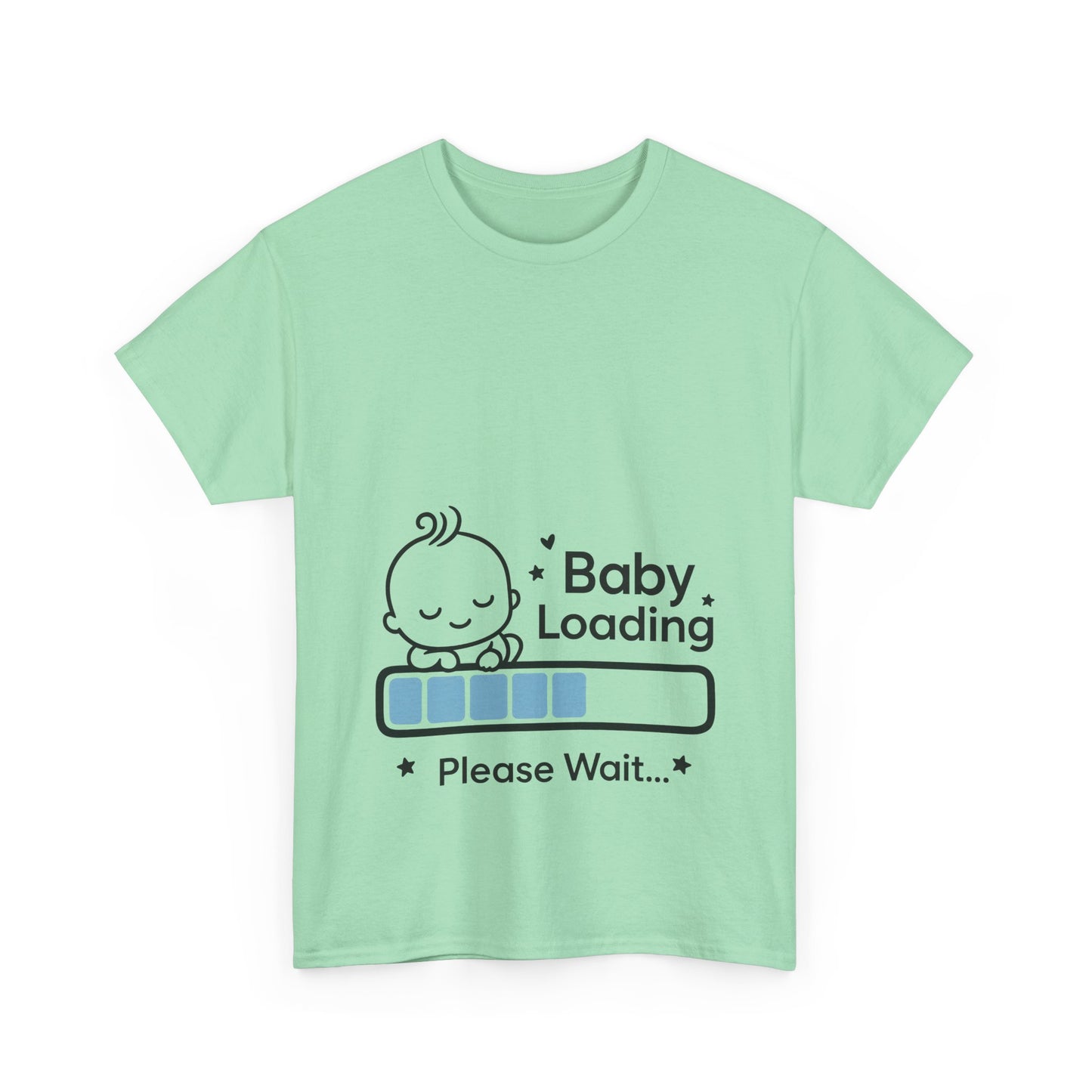 Baby Loading Maternity T-Shirt, Funny Pregnancy Announcement Tee, Mom To Be Gift, Expecting Baby Tee, Pregnancy Reveal Top, Baby Shower Gift