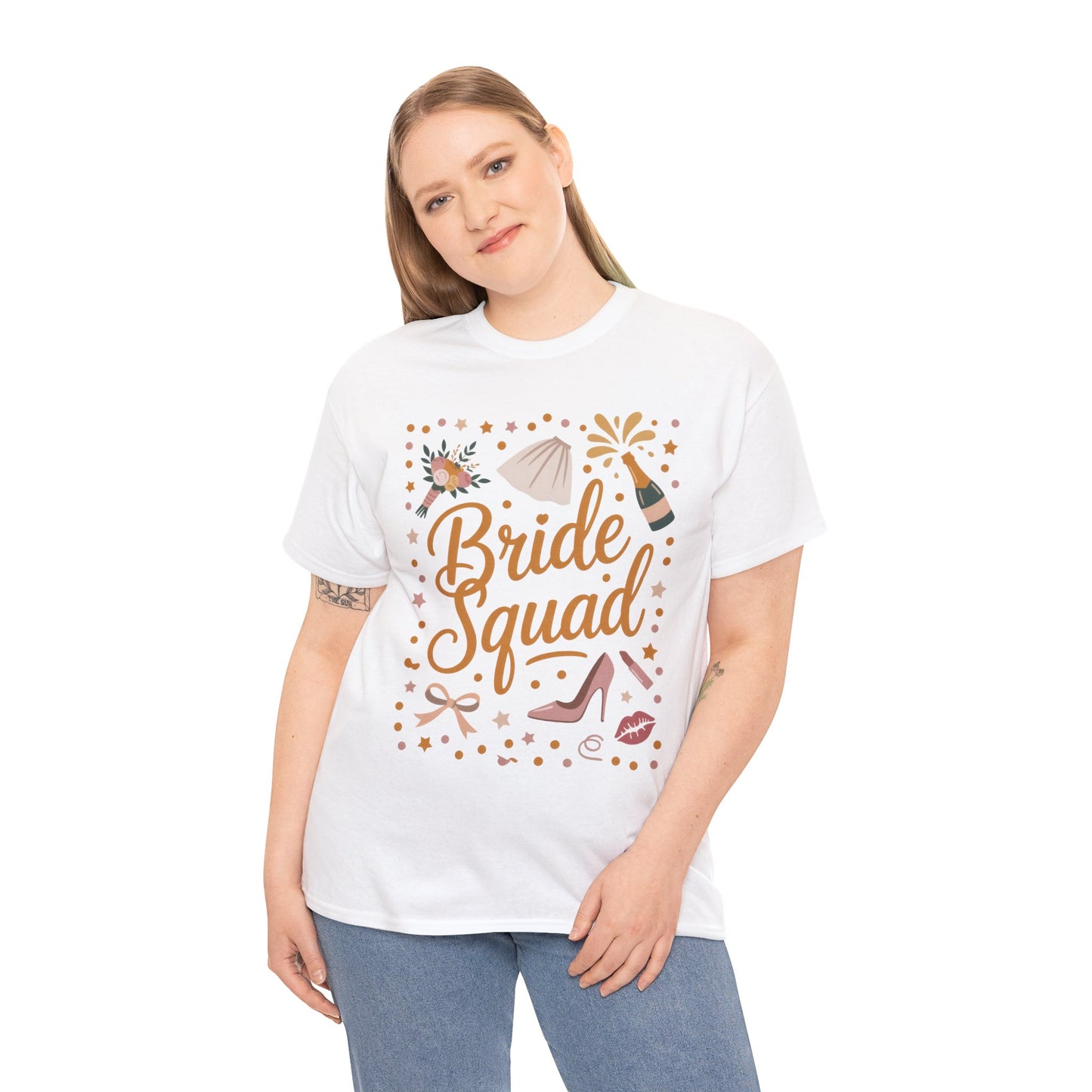 Bride Squad Shirt, Bachelorette Party T-Shirt, Bridesmaid Wedding Tee, Hen Party Matching Shirts, Bridal Shower, Gift for Bridesmaids