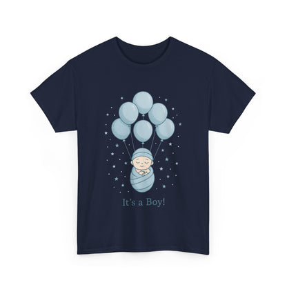 Its a Boy Maternity T-Shirt, Baby Boy Pregnancy Announcement Shirt, Gender Reveal Mom To Be Gift, Expecting Baby Shower Tee