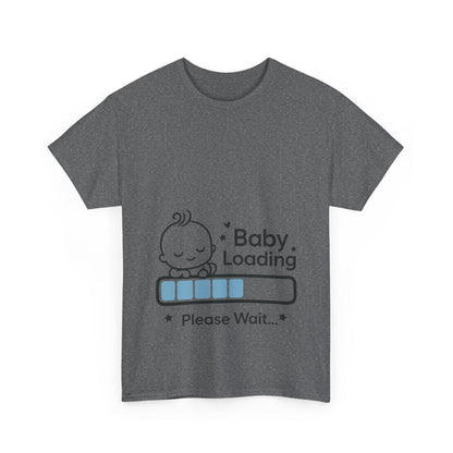 Baby Loading Maternity T-Shirt, Funny Pregnancy Announcement Tee, Mom To Be Gift, Expecting Baby Tee, Pregnancy Reveal Top, Baby Shower Gift