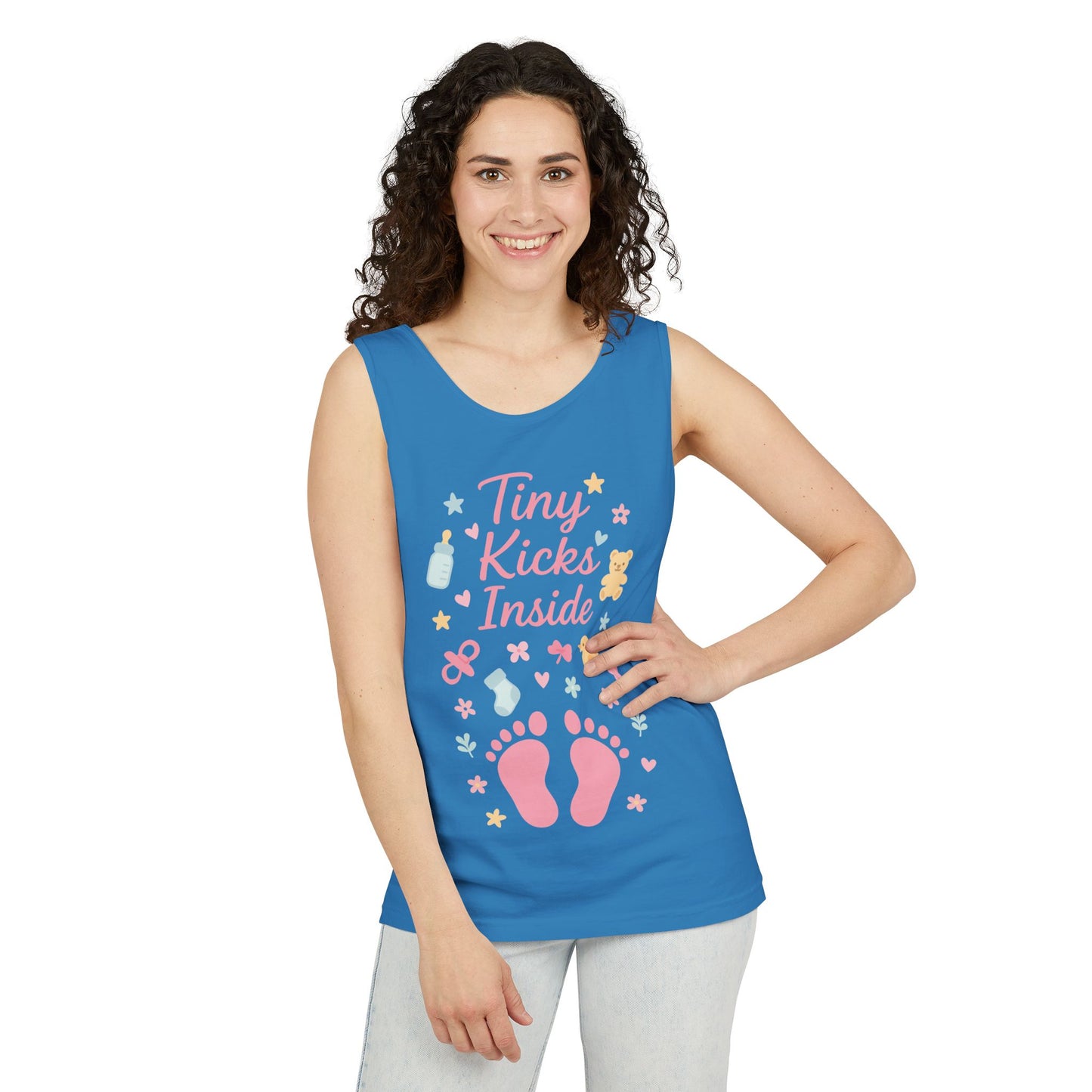Maternity Tank Top Pregnancy Announcement Shirt, Cute Mom To Be Gift, Expecting Baby Gift, Pregnancy Reveal Top, Baby Shower Shirt