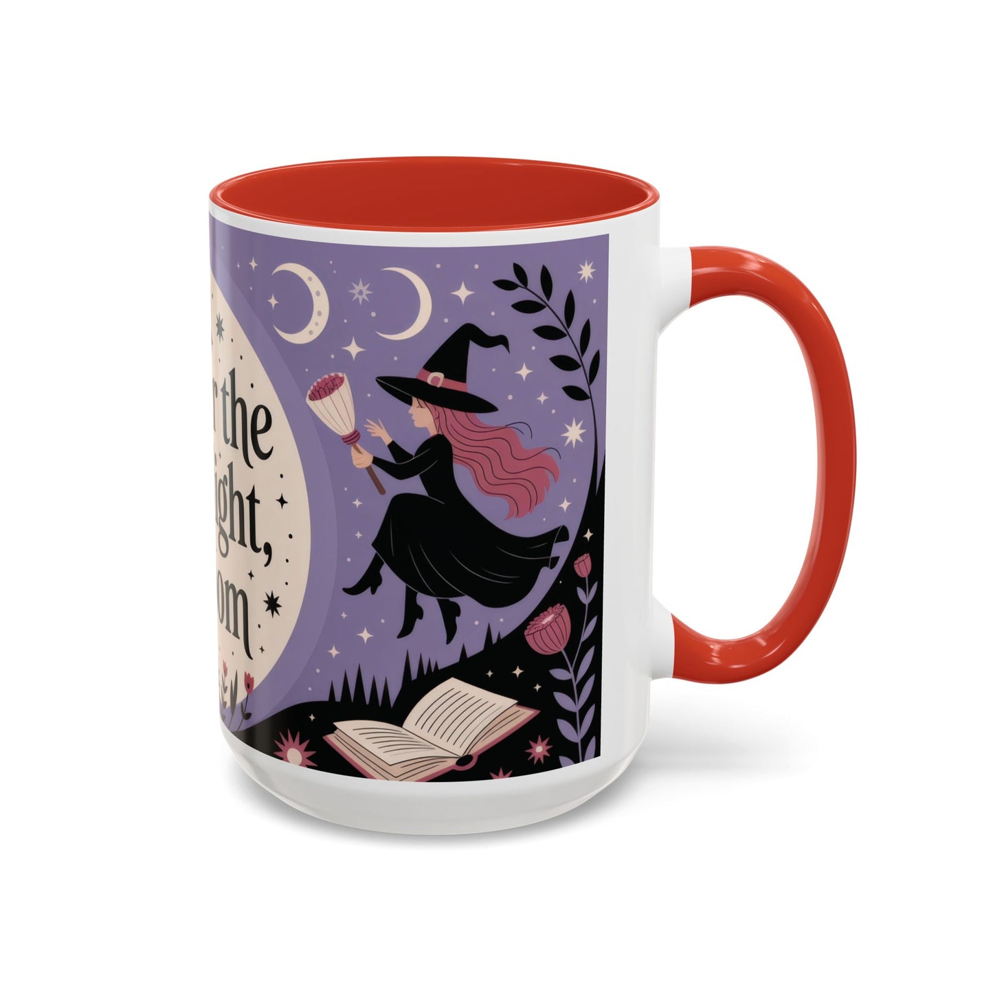 Under the Moonlight I Bloom Mug, Witchy Moon Magic Coffee Cup, Feminine Mystic Gift for Spiritual, Self Growth Lovers, Coffee Mug (11, 15oz)
