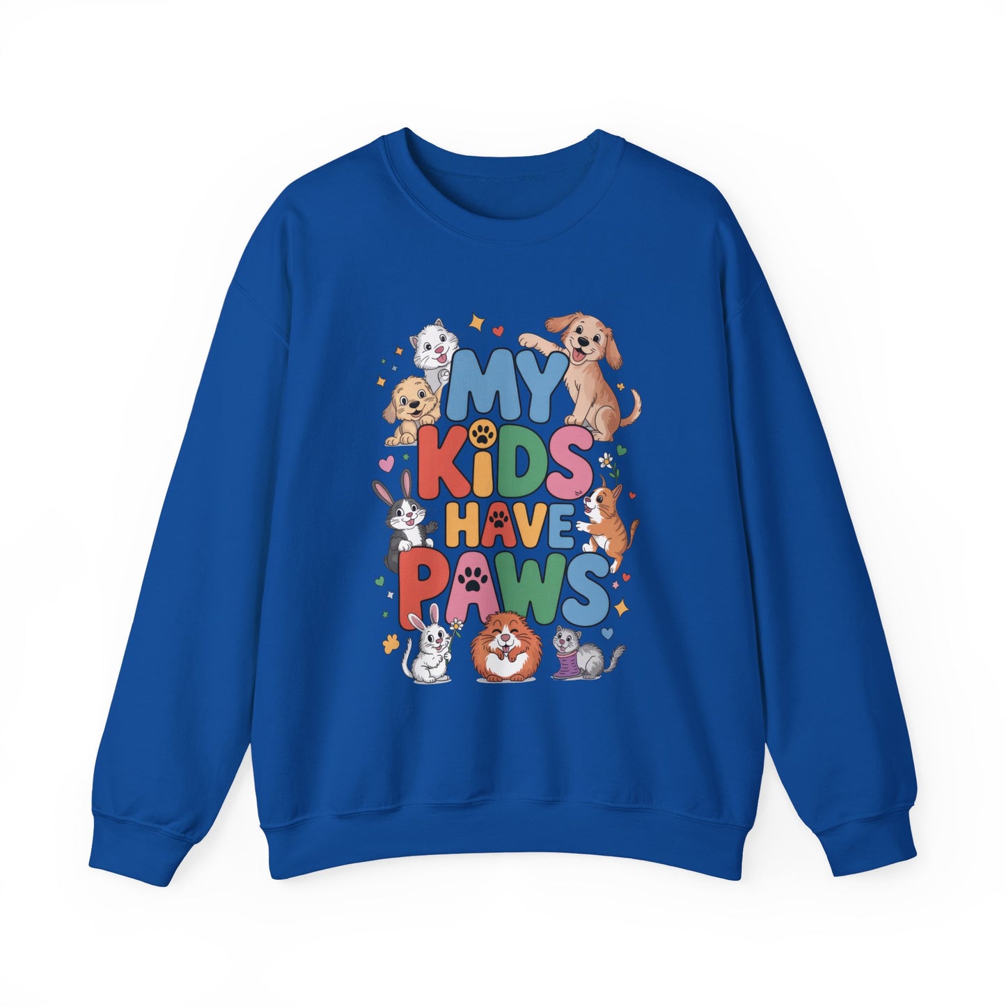 My Kids Have Paws Sweatshirt, Pet Lover Gift, Cute Animal Shirt, Cute Pet Mom Tee, Animal Parent T-Shirt, Gift for Animal Lovers