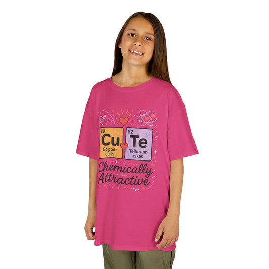Cute Science Kids TeeT-Shirt, Periodic Table Tee, Funny Nerdy Gift for Young Girl, Cute Chemistry Young Girl T-Shirt, Classroom Wear