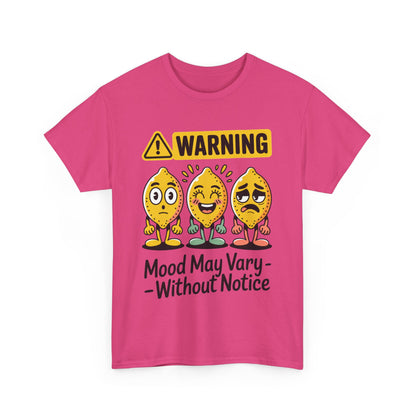 Mood Swing Women's T-shirt, Humorous Mood Warning Tee, Funny Cotton T-Shirt, Unisex Graphic Tee, Casual Wear, Gift for Friends