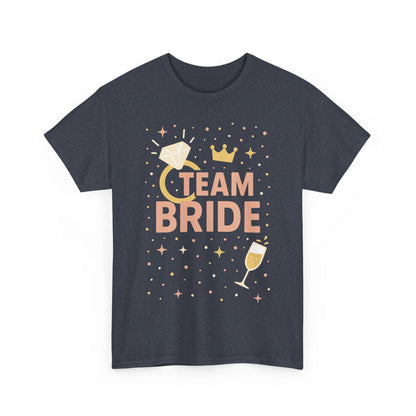 Team Bride T-Shirt, Bachelorette Party Tee, Bridesmaid Wedding Tee, Hen Party Matching Shirts, Bridal Shower,  Bridesmaids Gift